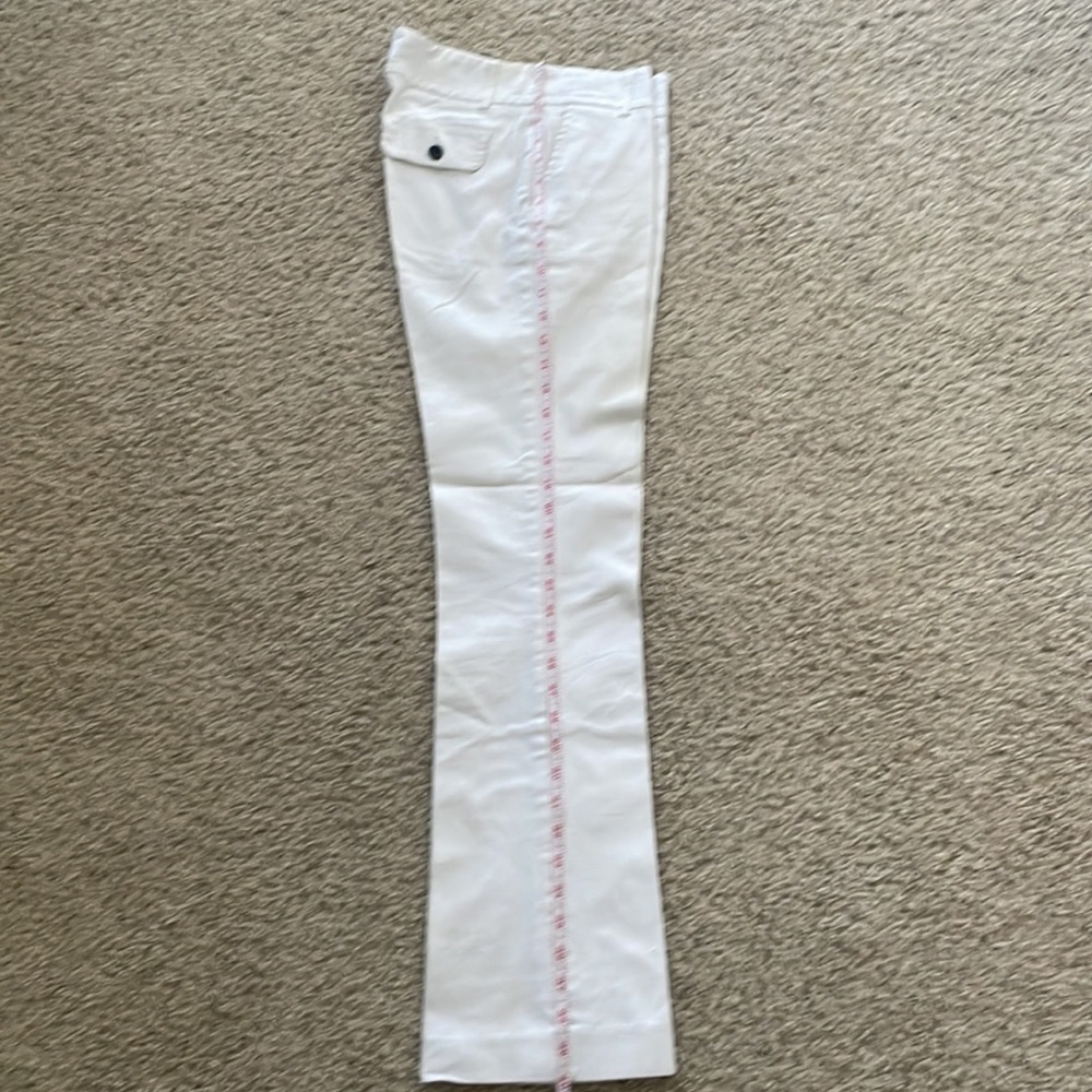 Zara Basic Slacks White Size 6 - image 2